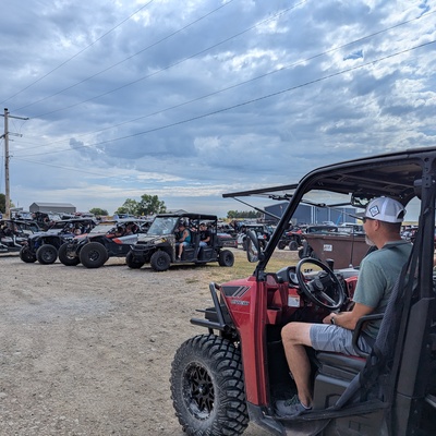 Getting ready to ride