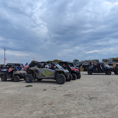 Getting ready to ride