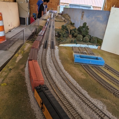 Model Train display