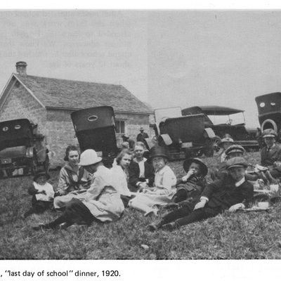Picnic by old school house