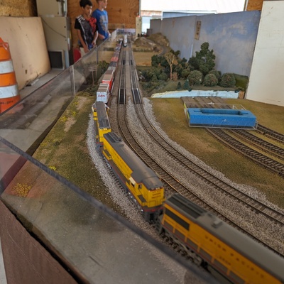 Model Train display