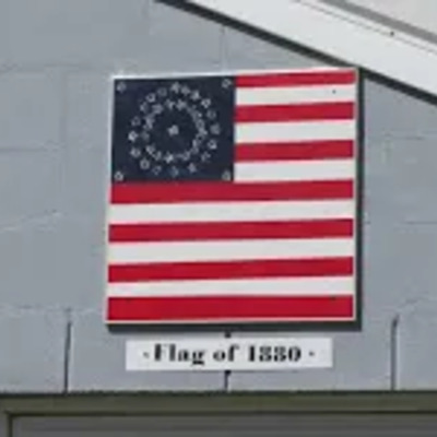1880 Flag<br />Olsburg City Hall<br />317 2nd St.<br />Olsburg, KS 66520