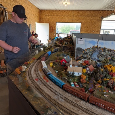 Model Train display