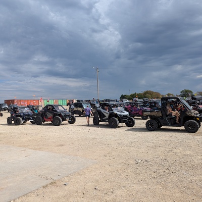Getting ready to ride