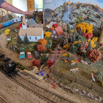 Model Train display