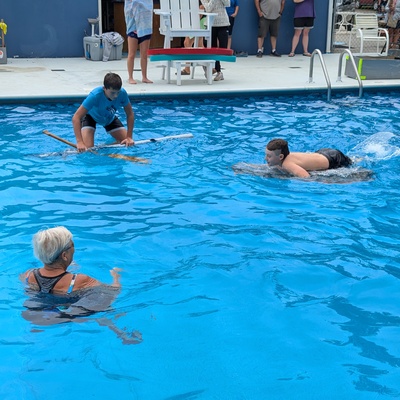 Cardboard boat race